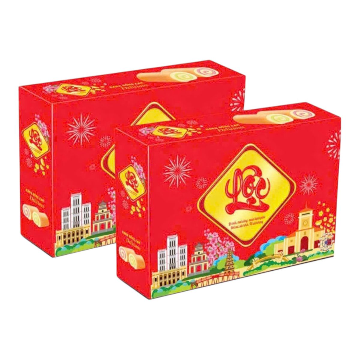 Bánh Hộp Gói Quà Tết Lộc 