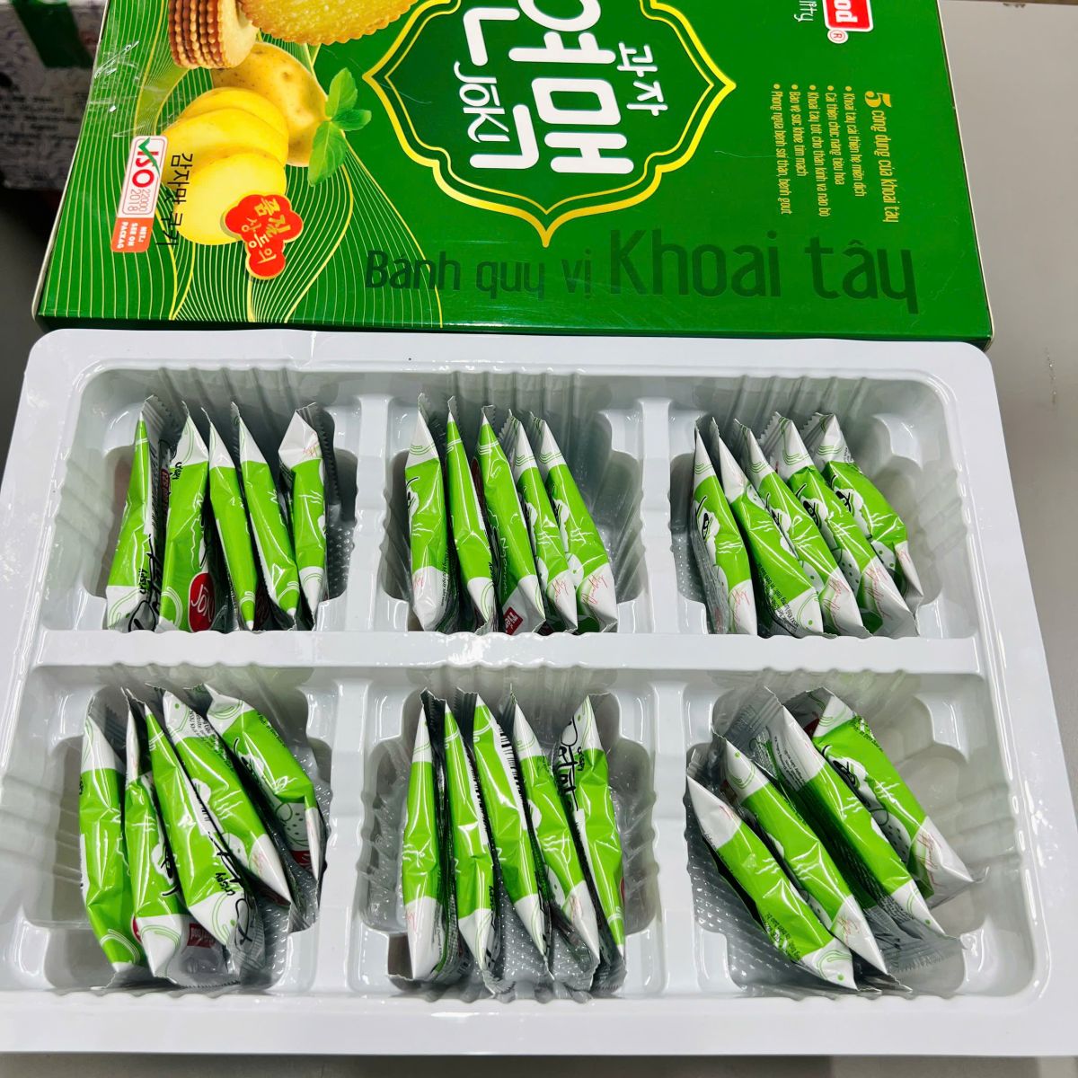 Bánh Quy Hộp Vị Khoai Tây 350g 