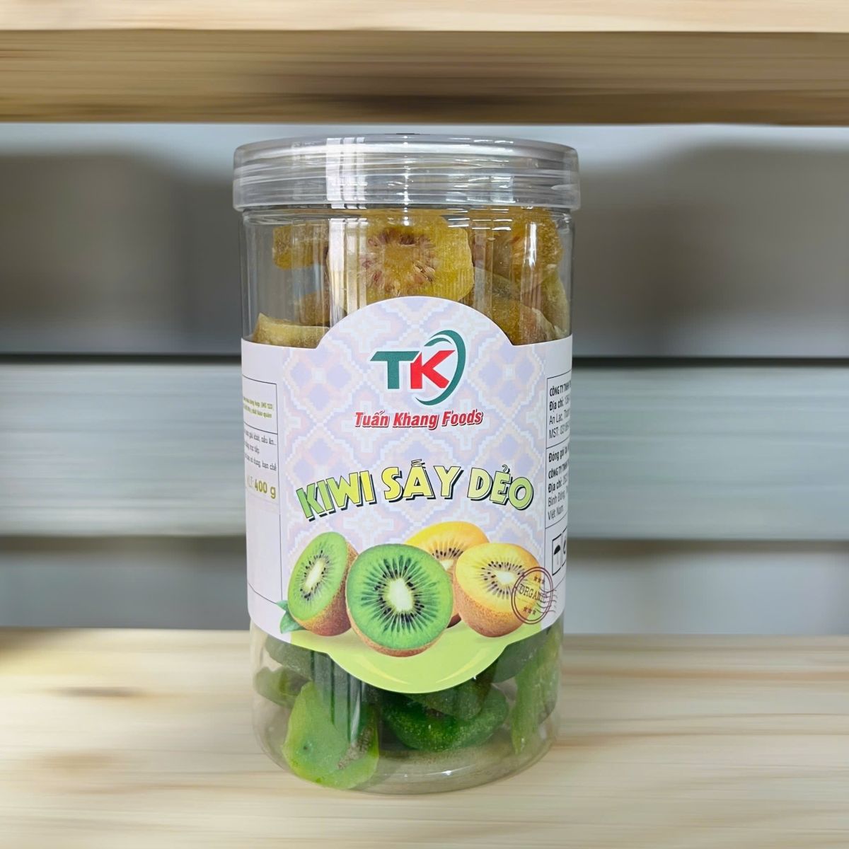 Mứt Kiwi Xanh Mix Vàng Sấy Dẻo 
