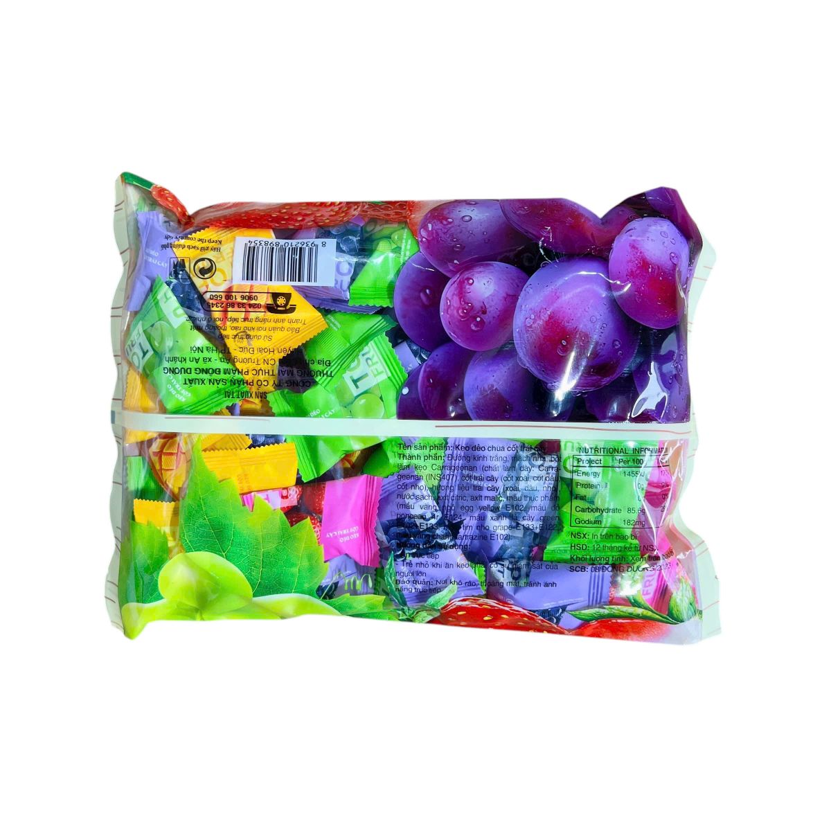 Kẹo Dẻo Chua Cốt Trái Cây Top Fruit