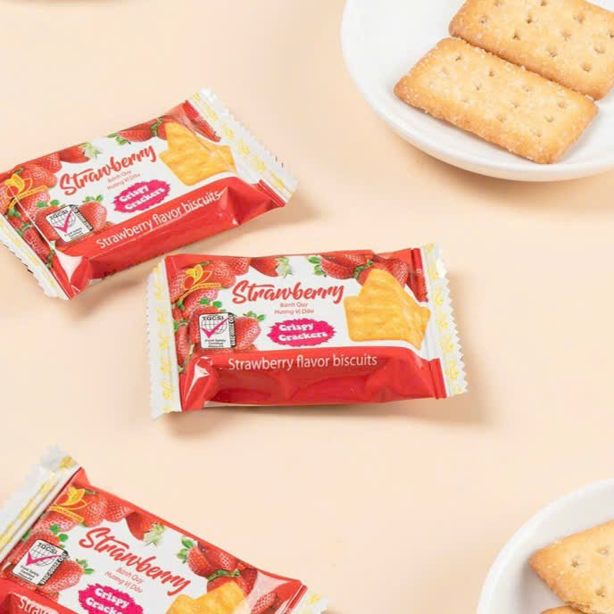 Bánh Quy Cân Vị Dâu 
