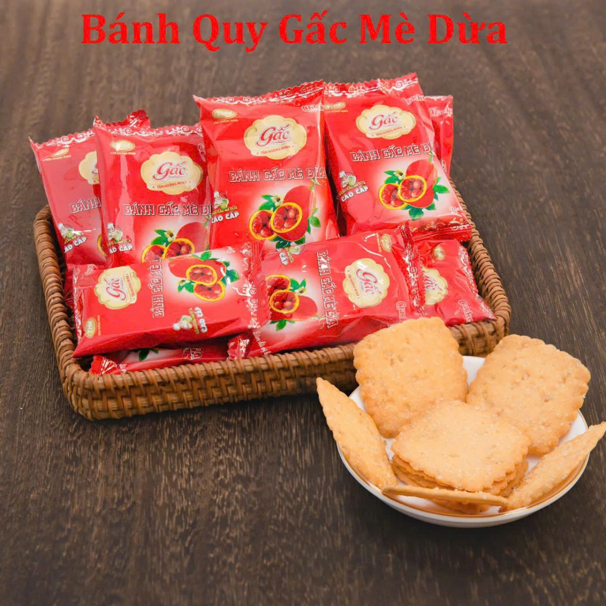 Bánh Quy Cân Vị Gấc Tân Việt Nhật