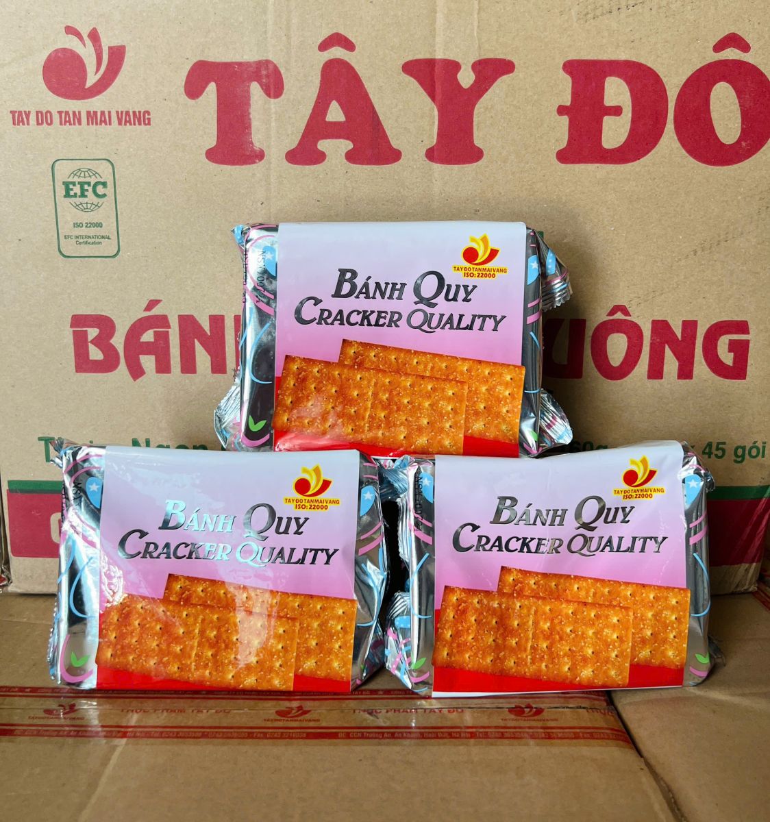 Bánh Quy Bạc Tây Đô Tân Mai Vàng 160g