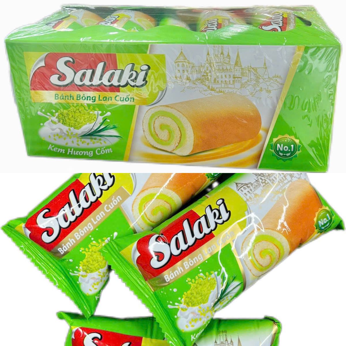 Bông Lan Khay Salaki 167g