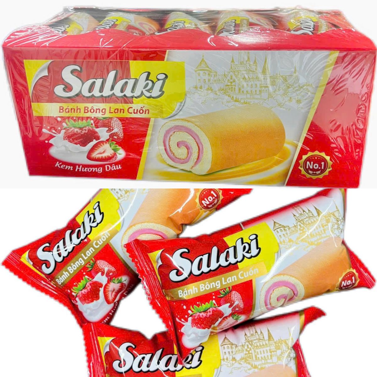 Bông Lan Khay Salaki 167g