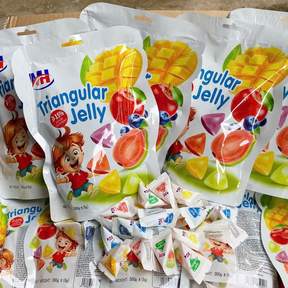 Kẹo Thạch Tam Giác MH Triangular Jelly 300g