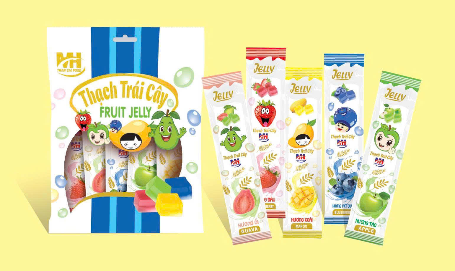 Thạch Trái Cây Fruit Jelly MH 700g