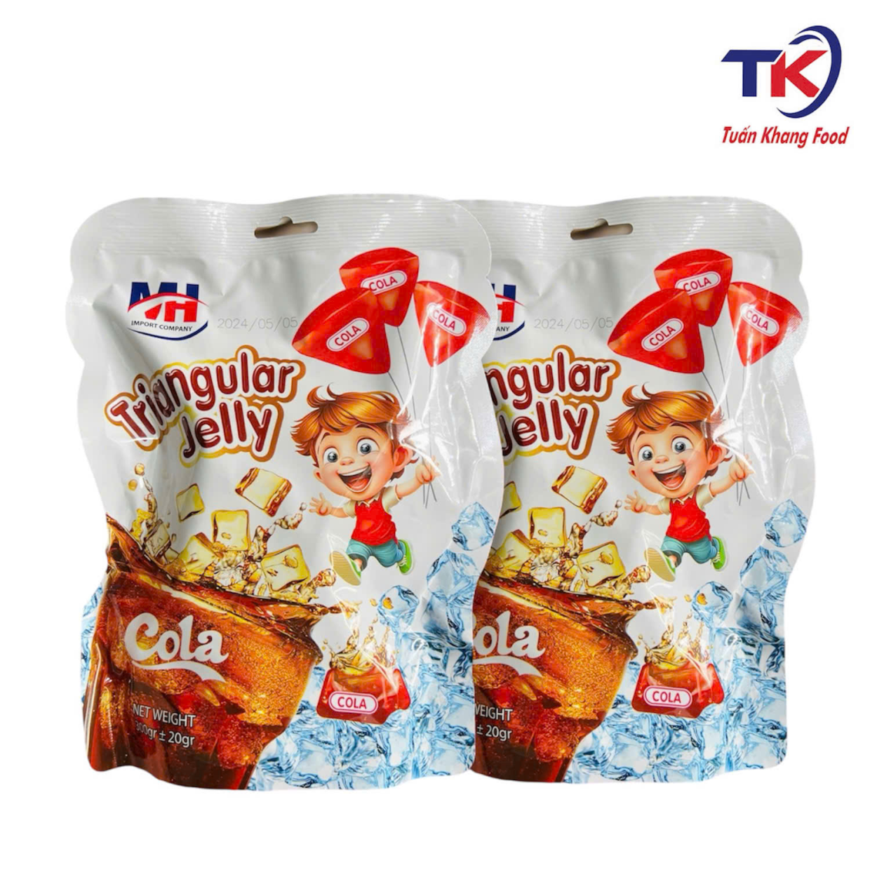 Kẹo Thạch Tam Giác Triangular Jelly Vị (Cola)