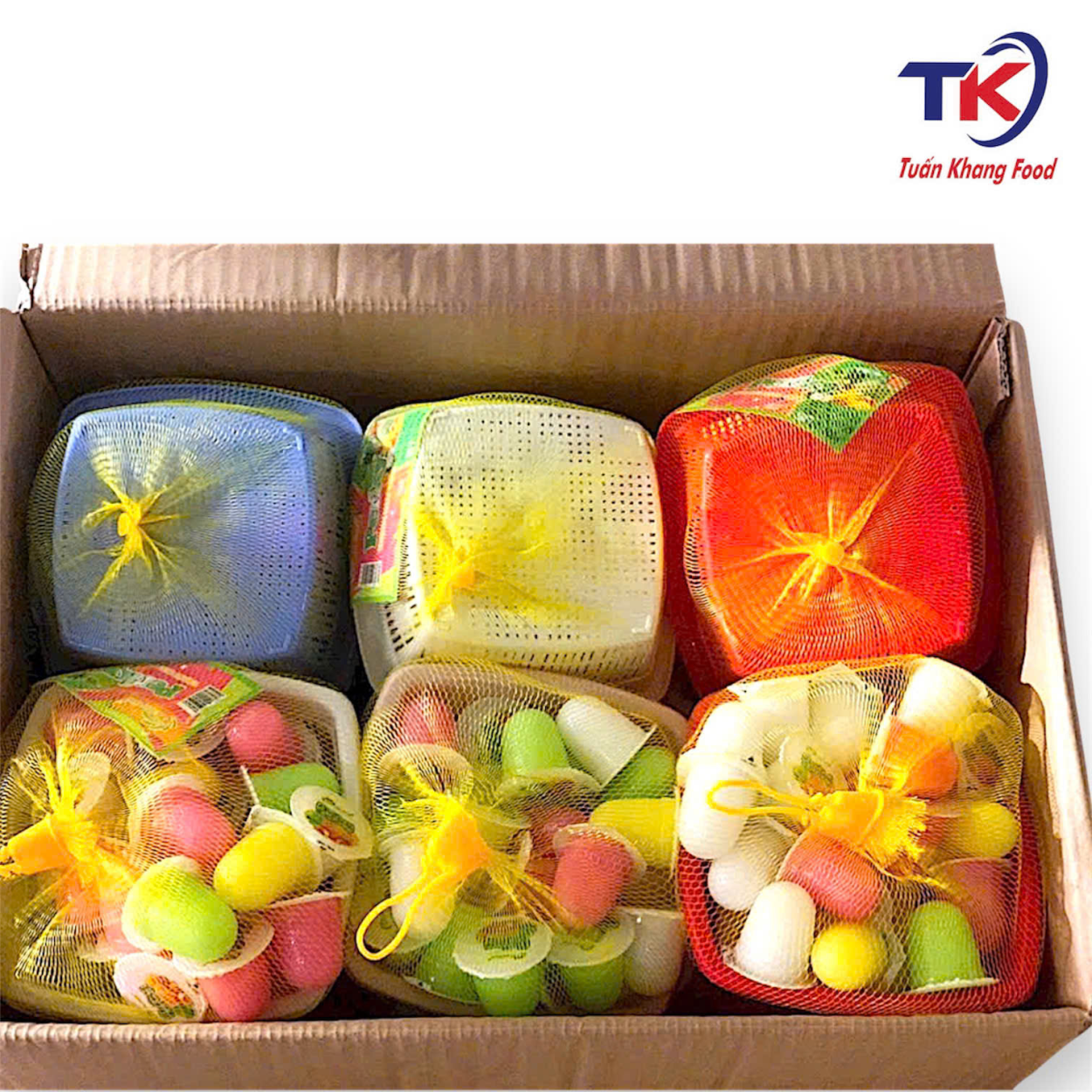 Thạch Rổ Vuông Perky 600G