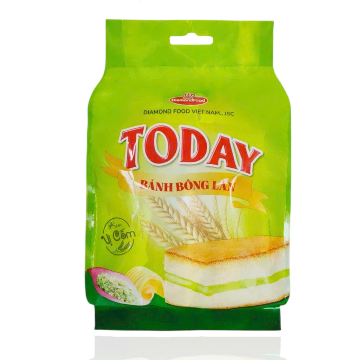 Bánh Bông Lan Cốm Today gói 180g