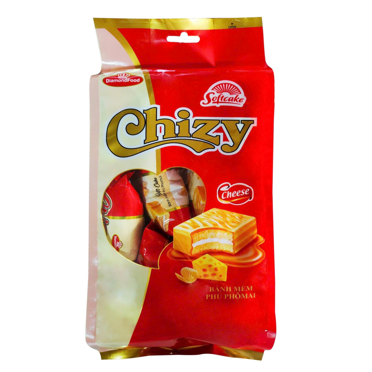 Bánh Chizy Phủ Phô Mai gói 230g