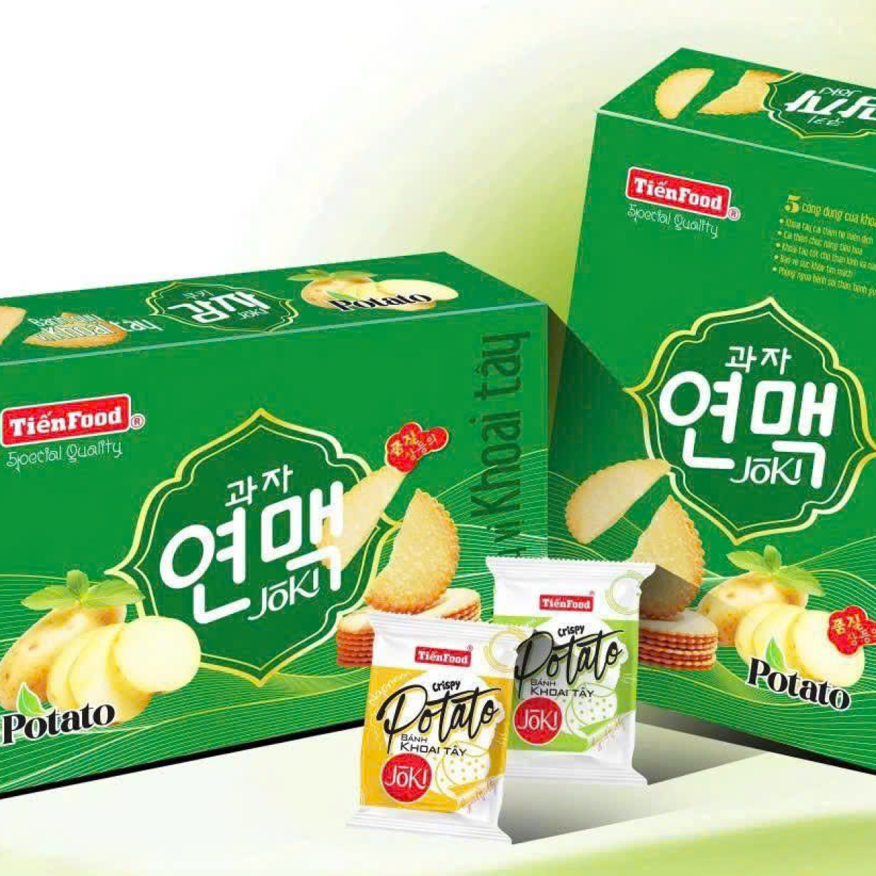 Bánh Quy Hộp Vị Khoai Tây 350g 
