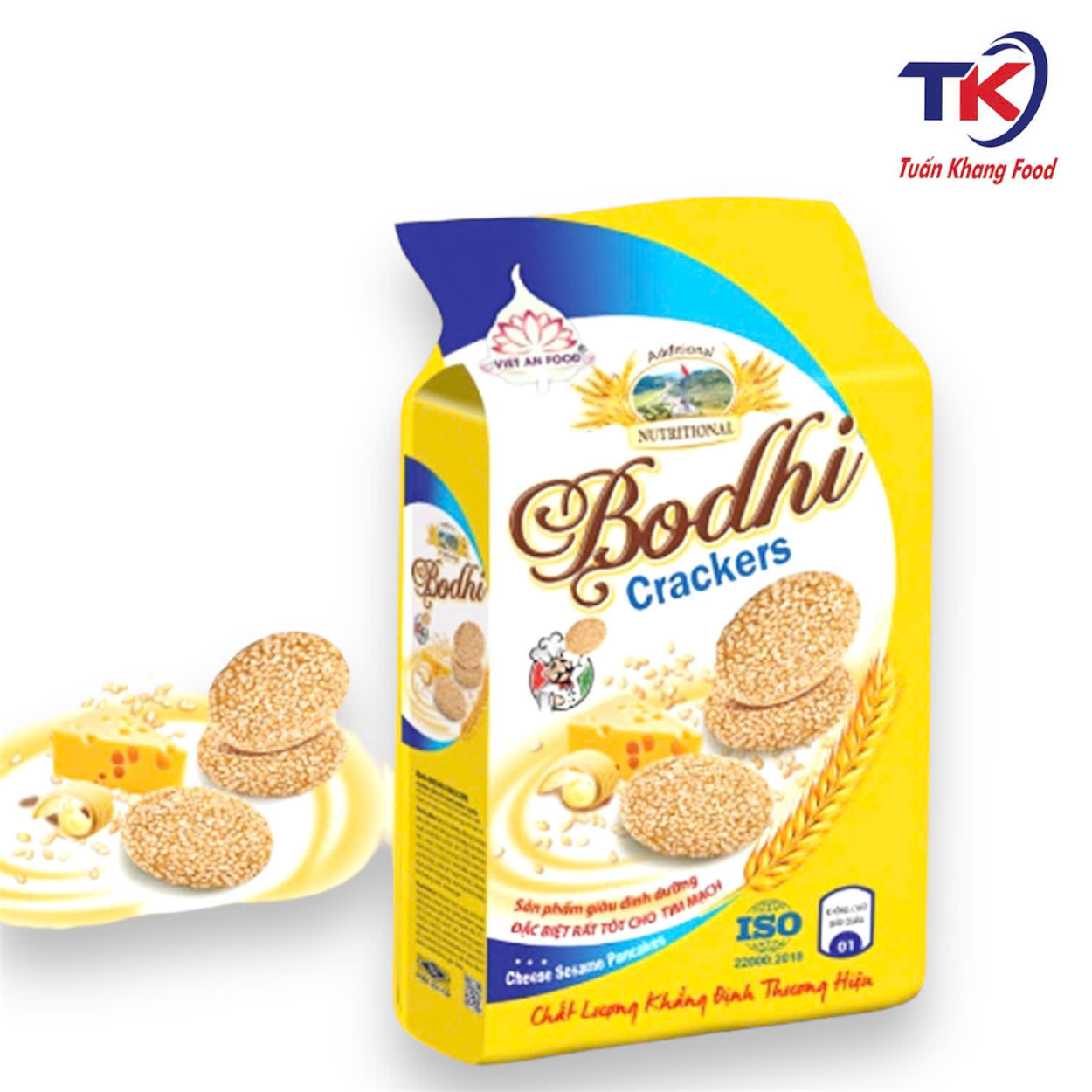 Bánh Cracker Bodhi Mè 360G