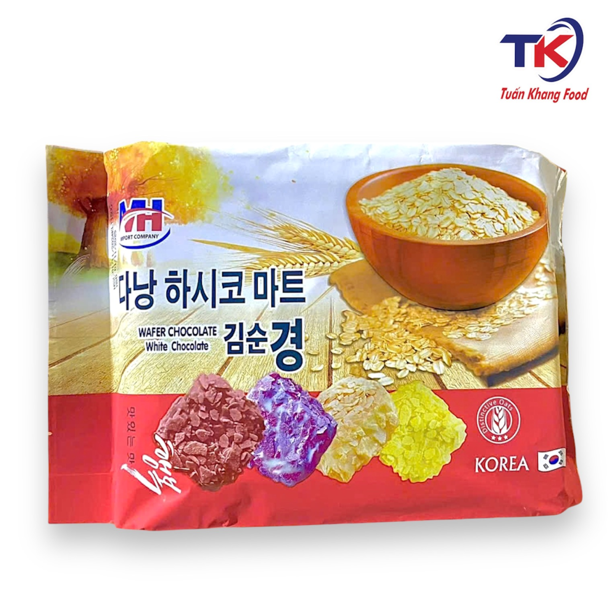Bánh Yến Mạch Phủ Chocolate 150G ( Đỏ,Cam)-477