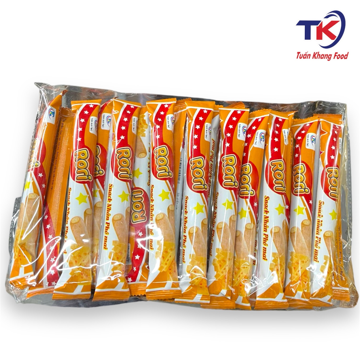 Bánh Snack RoRi Nhân Phô Mai Lớn 240G 