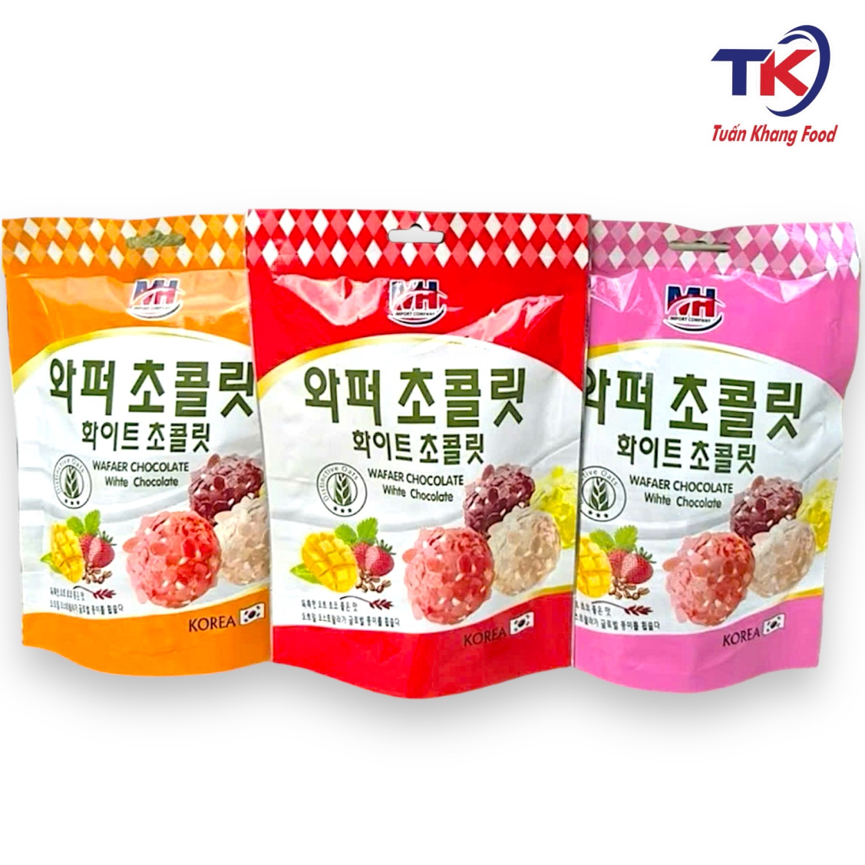 Bánh Xốp Chocolate Yến Mạch ( Đỏ, Cam, Hồng) 120 Gói