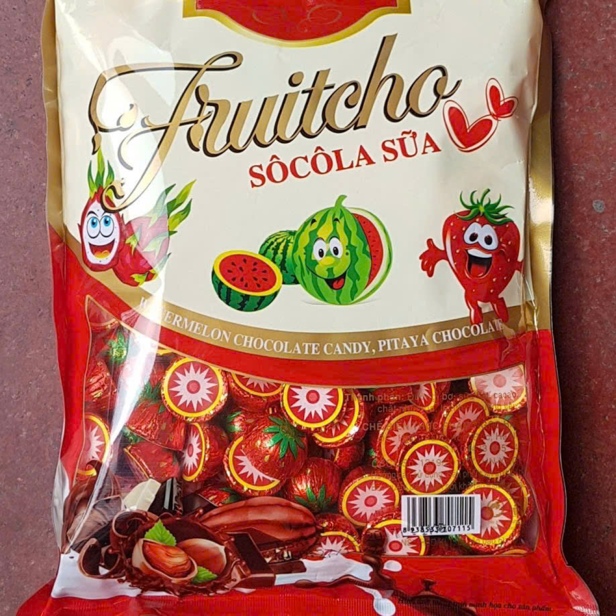 Socola Dâu Ngọc Hân gói 1kg