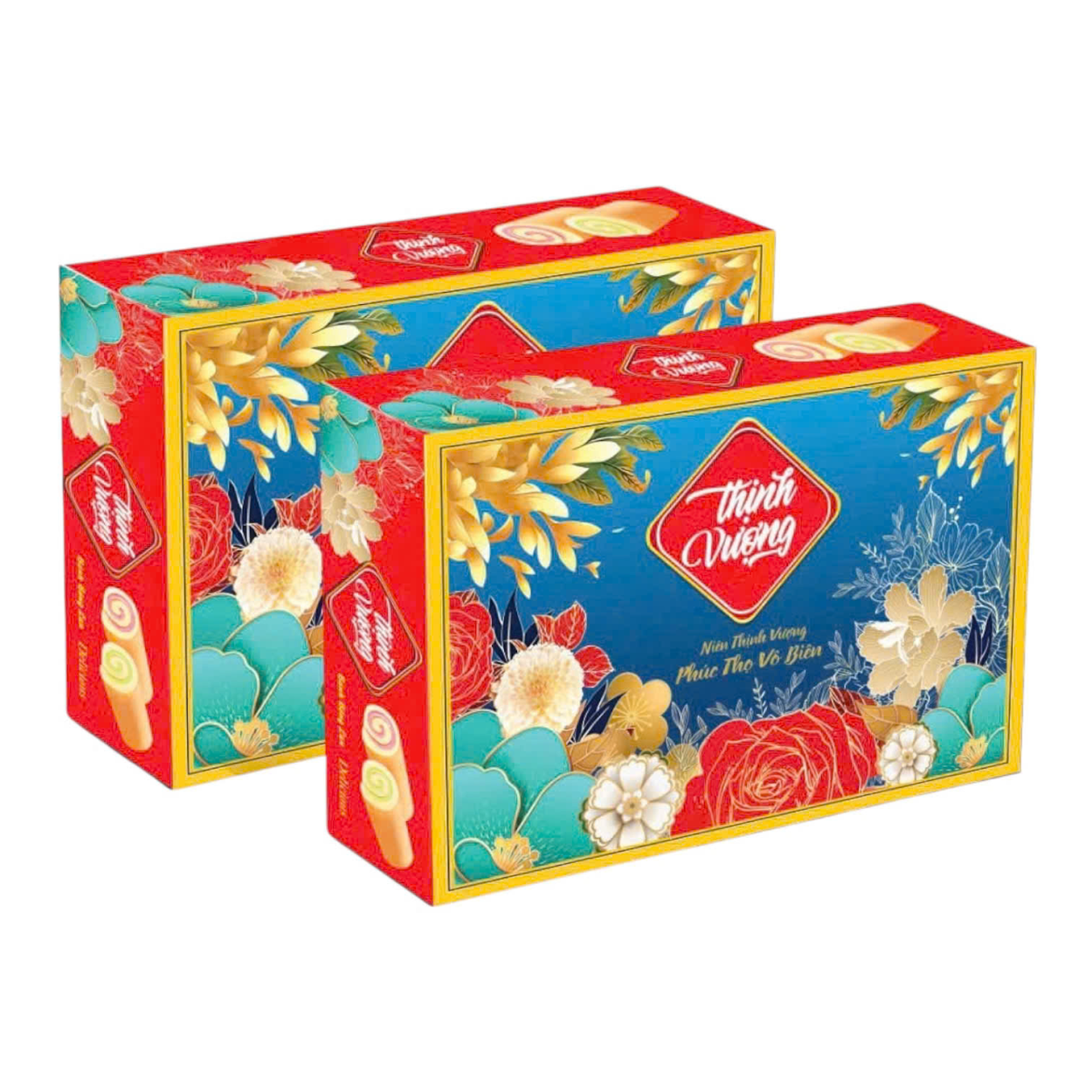Bánh Hộp Tết Gói Quà Thịnh Vượng 