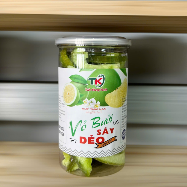 Vỏ Bưởi Sấy Dẻo Thái Lan Hũ
