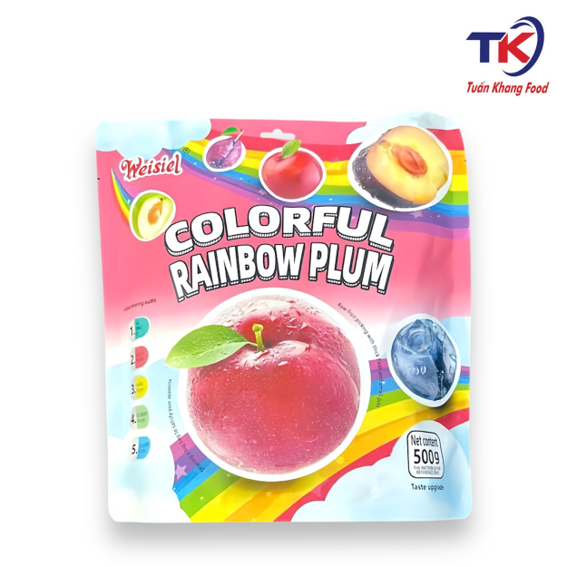 Ô Mai Cầu Vòng Colorful Weisiel 500G
