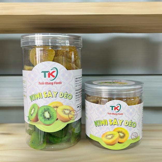 Mứt Kiwi Xanh Mix Vàng Sấy Dẻo 