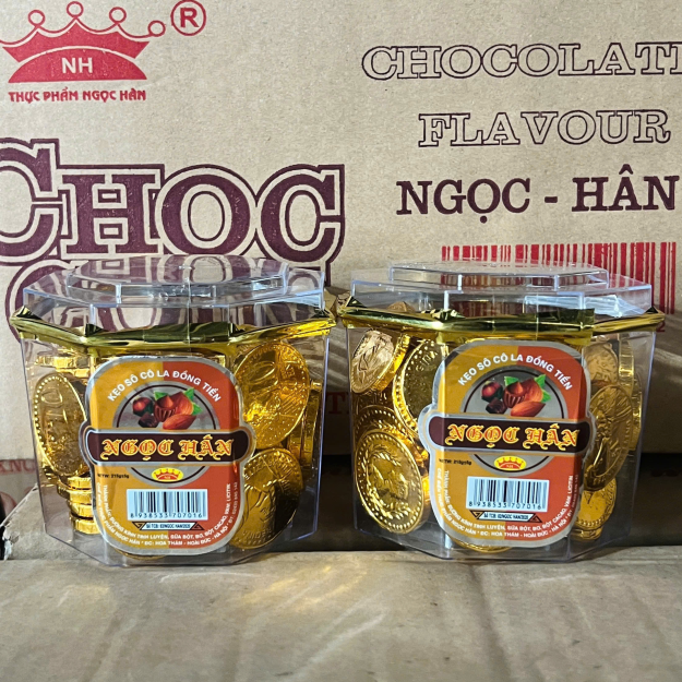 Socola Đồng Tiền Hũ Ngọc Hân 215g