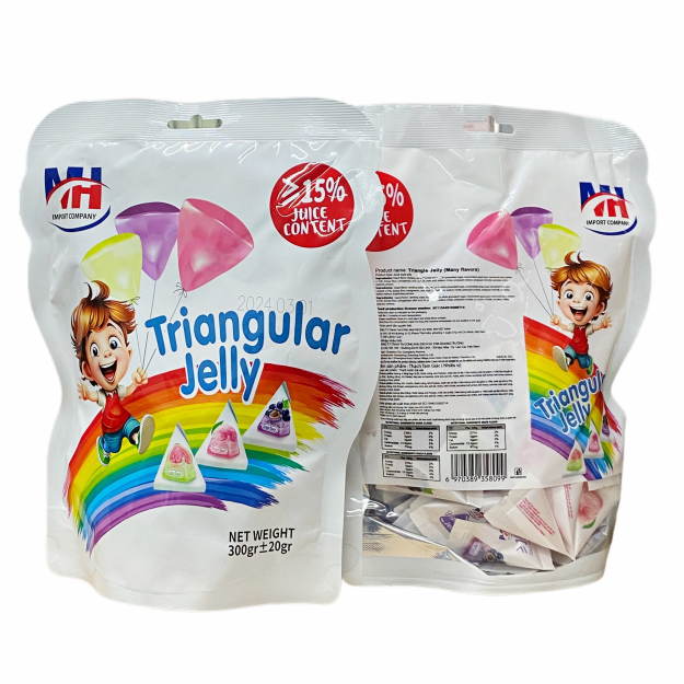 Kẹo Thạch Tam Giác MH Triangular Jelly 300g